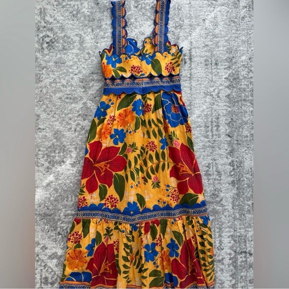 NWOT - Farm Rio Floral Midi Dress - Picture 8 of 11